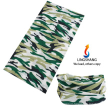 LINGSHANG poliéster bandana bandanas personalizado multifuncional sem costura desgaste